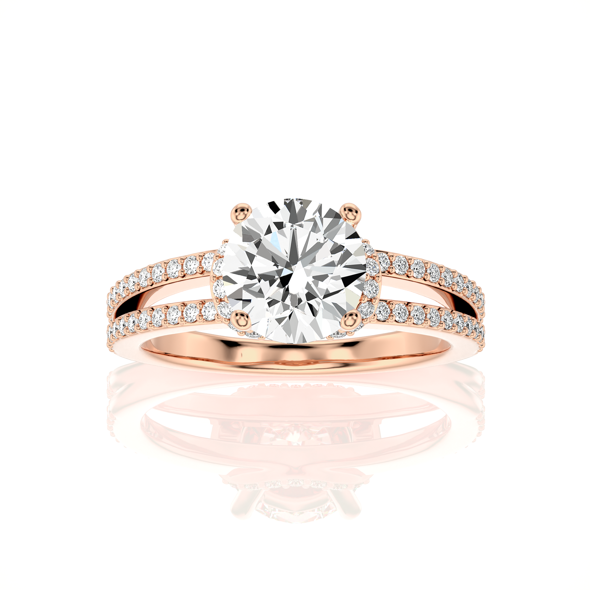 Glittery Bliss Diamond Engagement Ring