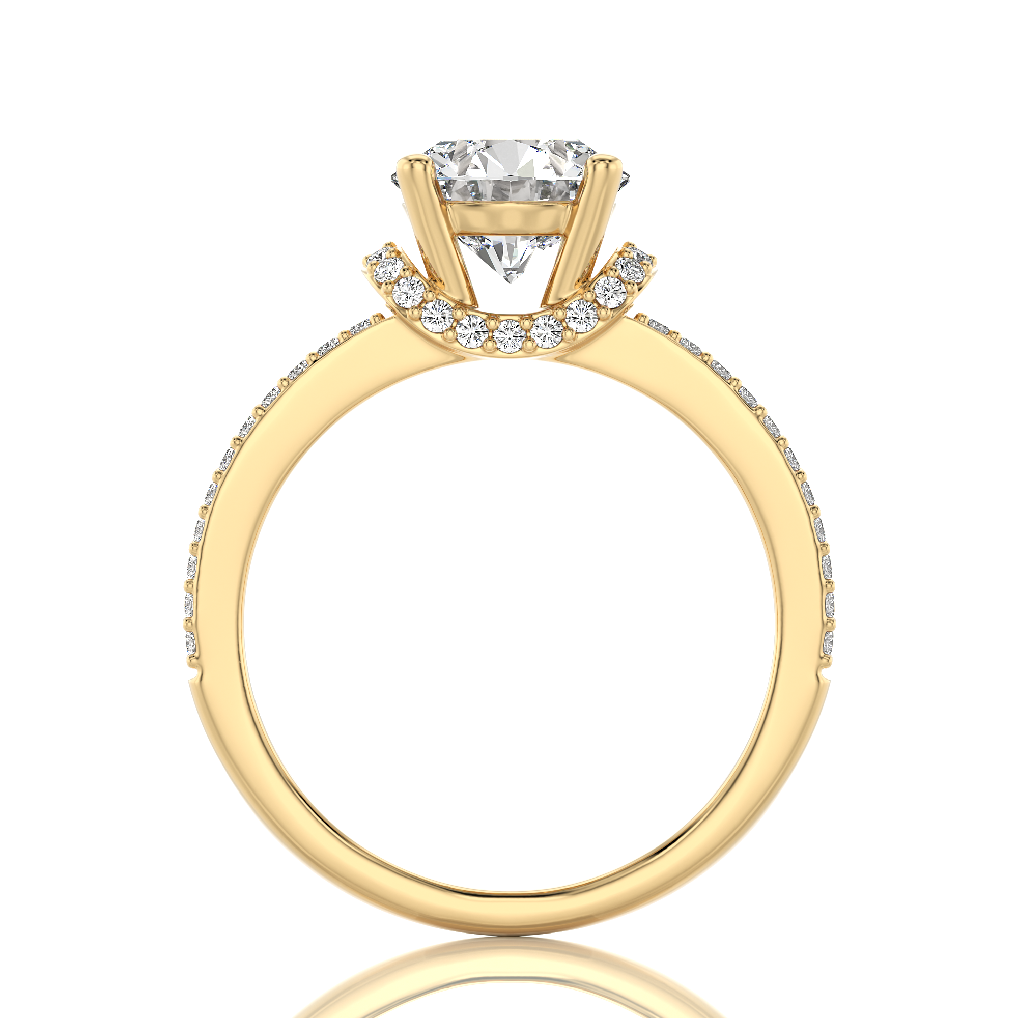 Glittery Bliss Diamond Engagement Ring