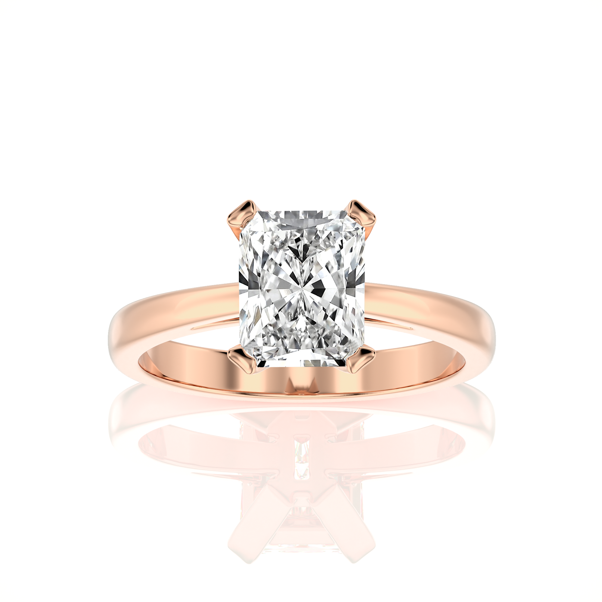 Enchanted Enigma Radiant-Cut Solitaire Engagement Ring