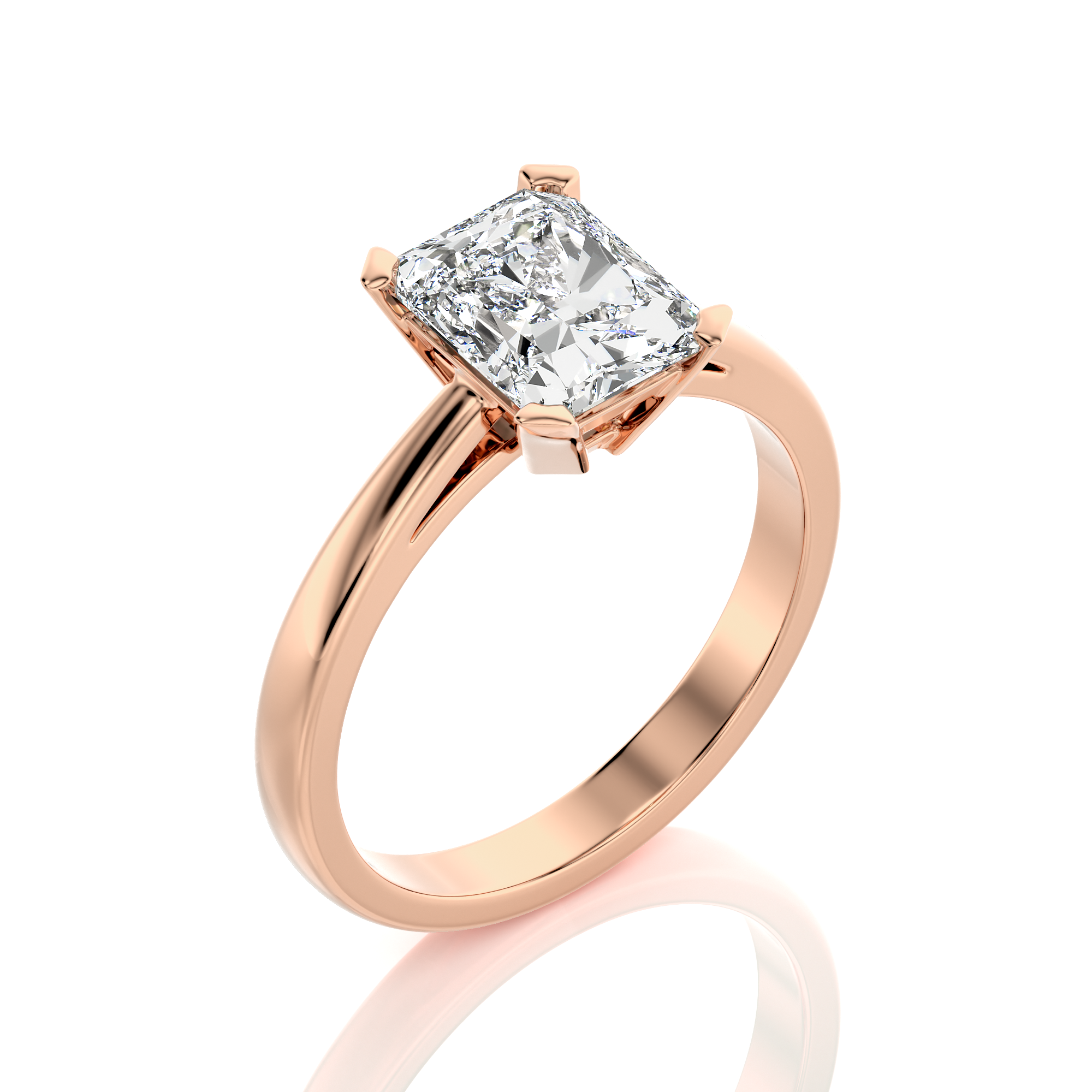 Enchanted Enigma Radiant-Cut Solitaire Engagement Ring