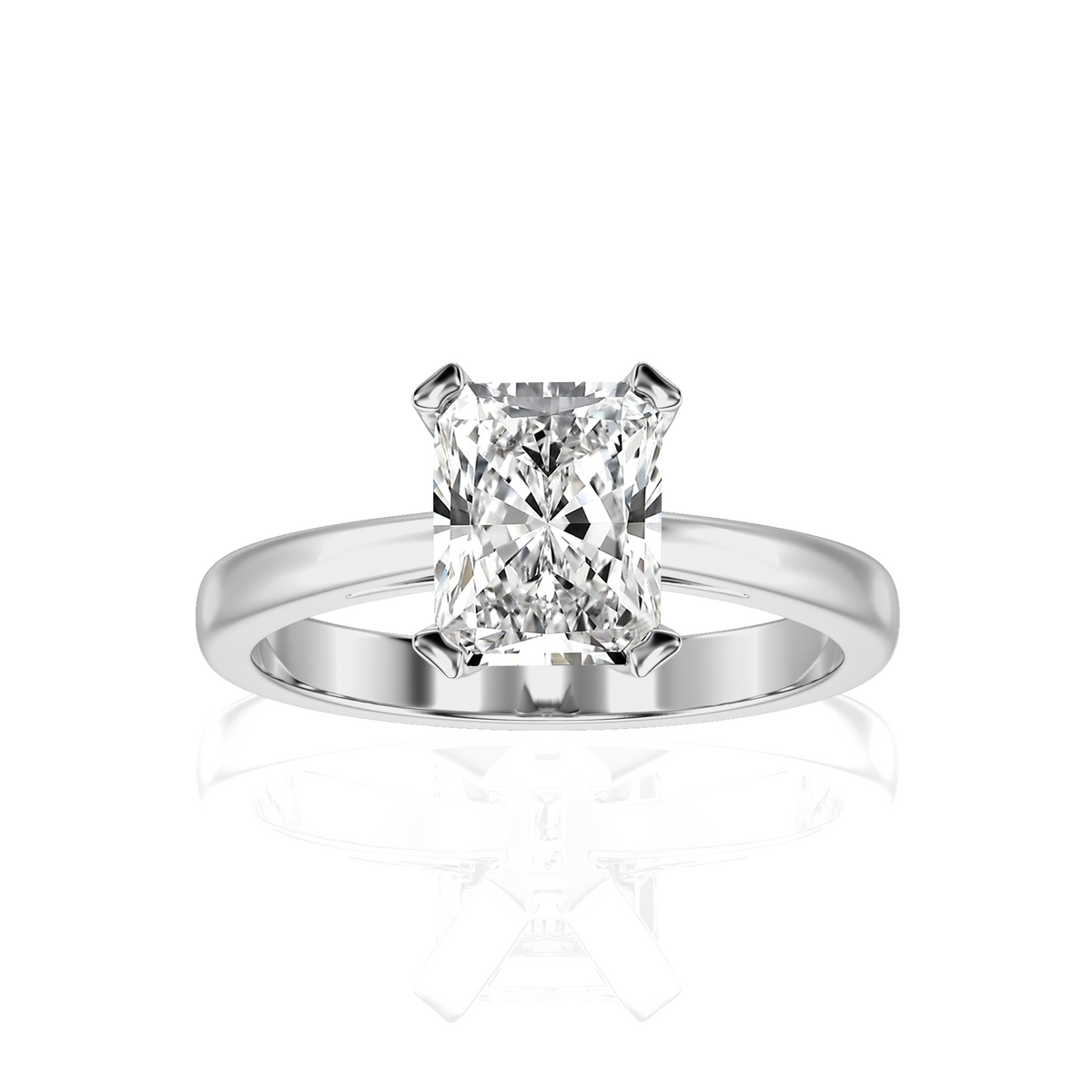 Enchanted Enigma Radiant-Cut Solitaire Engagement Ring