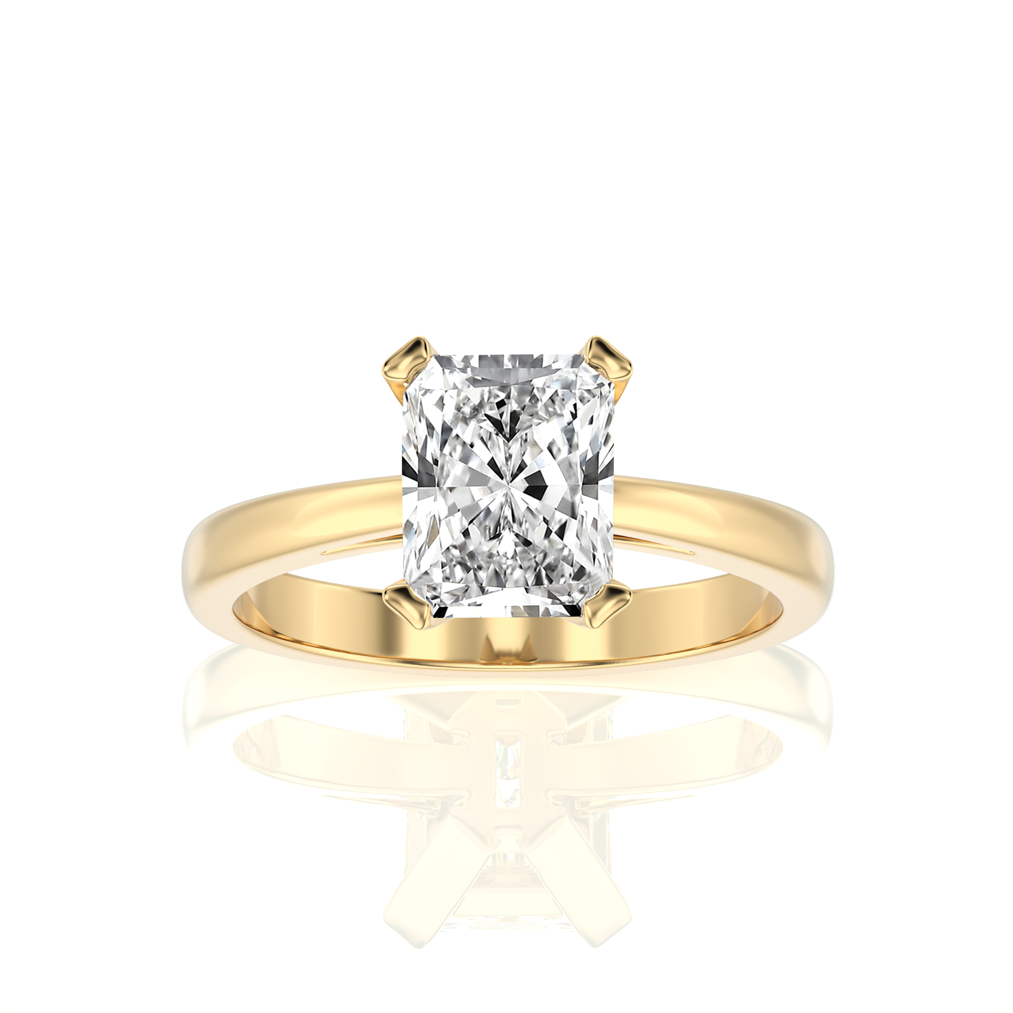 Enchanted Enigma Radiant-Cut Solitaire Engagement Ring