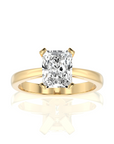 Enchanted Enigma Radiant-Cut Solitaire Engagement Ring