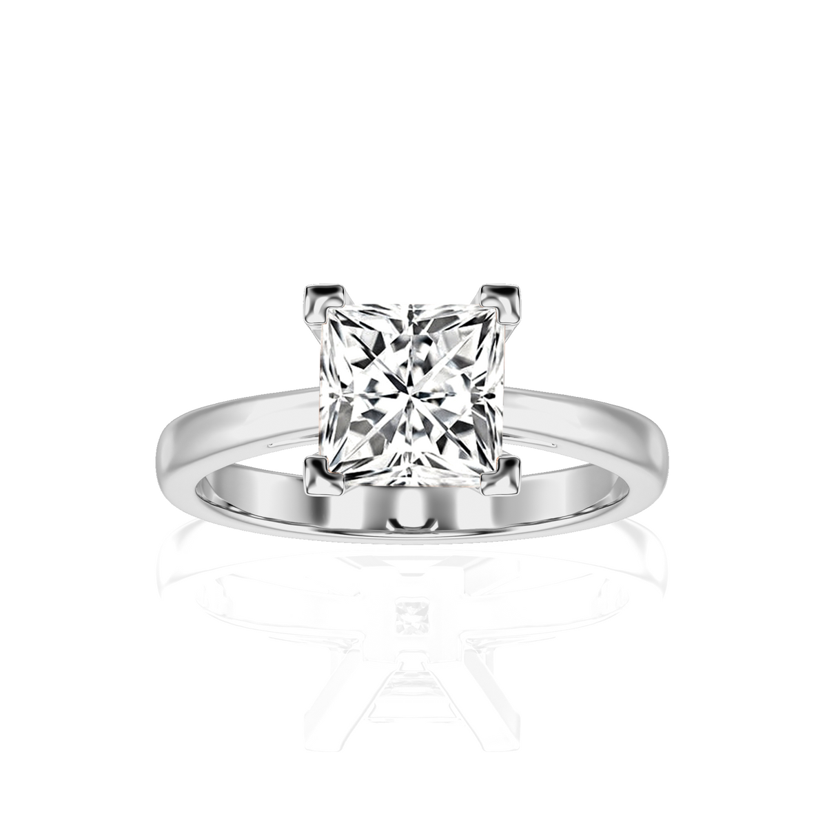 Enchanted Enigma Radiant-Cut Solitaire Engagement Ring