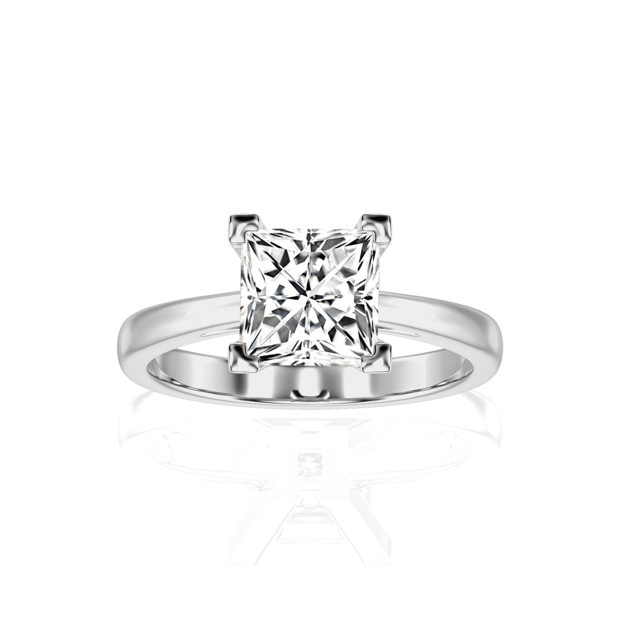 Enchanted Enigma Radiant-Cut Solitaire Engagement Ring