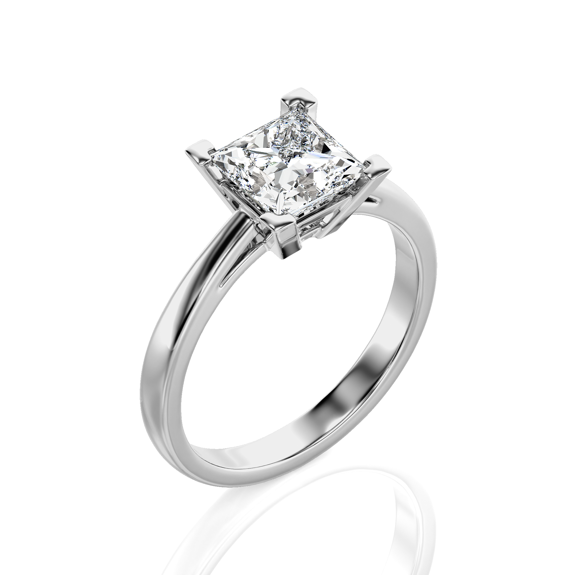 Enchanted Enigma Radiant-Cut Solitaire Engagement Ring