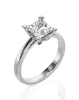 Enchanted Enigma Radiant-Cut Solitaire Engagement Ring