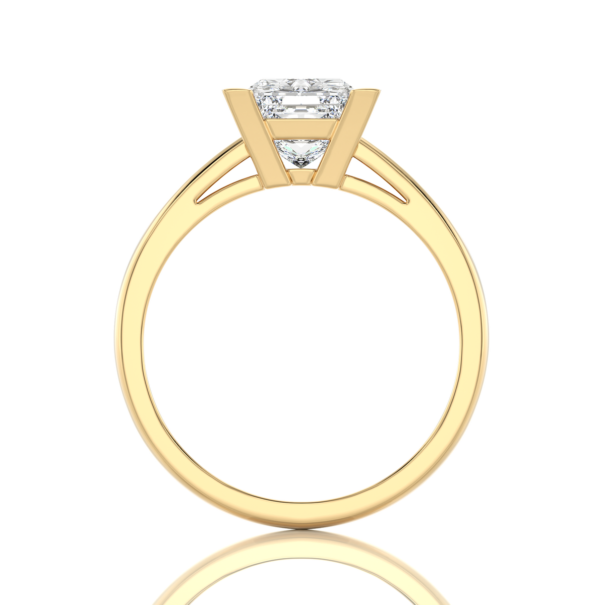 Enchanted Enigma Radiant-Cut Solitaire Engagement Ring