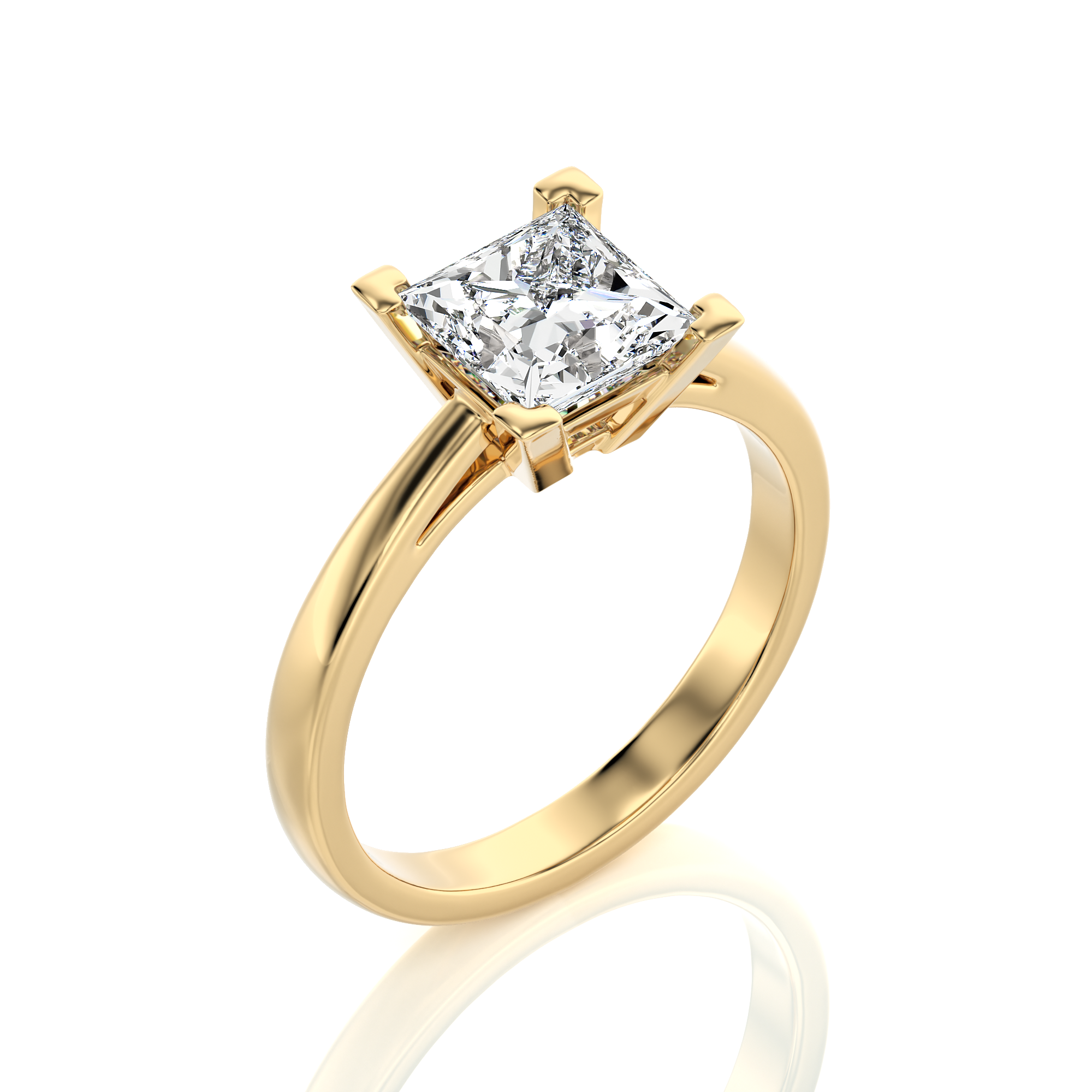 Enchanted Enigma Radiant-Cut Solitaire Engagement Ring