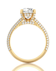 Moonlit Marvel Pave Diamond Engagement Ring