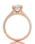 Moonlit Marvel Pave Diamond Engagement Ring