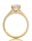 Moonlit Marvel Pave Diamond Engagement Ring