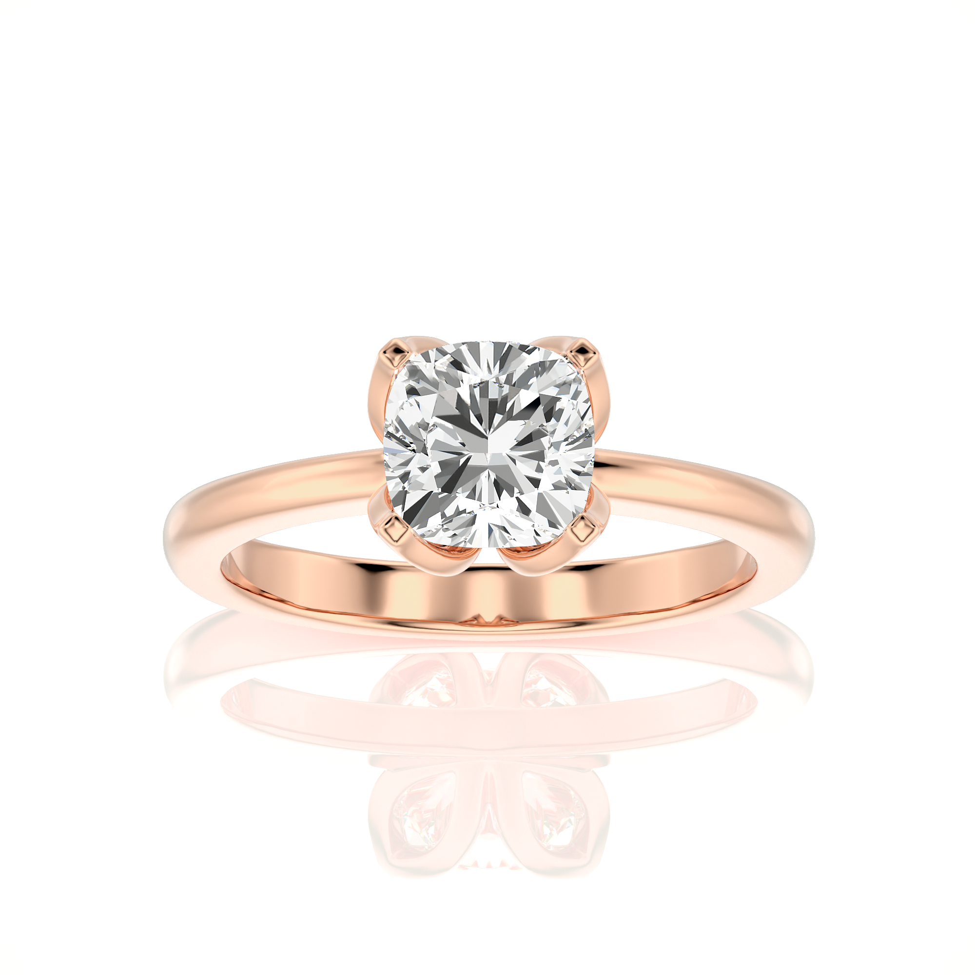 Simply Starlike Solitaire Engagement Ring