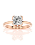 Simply Starlike Solitaire Engagement Ring