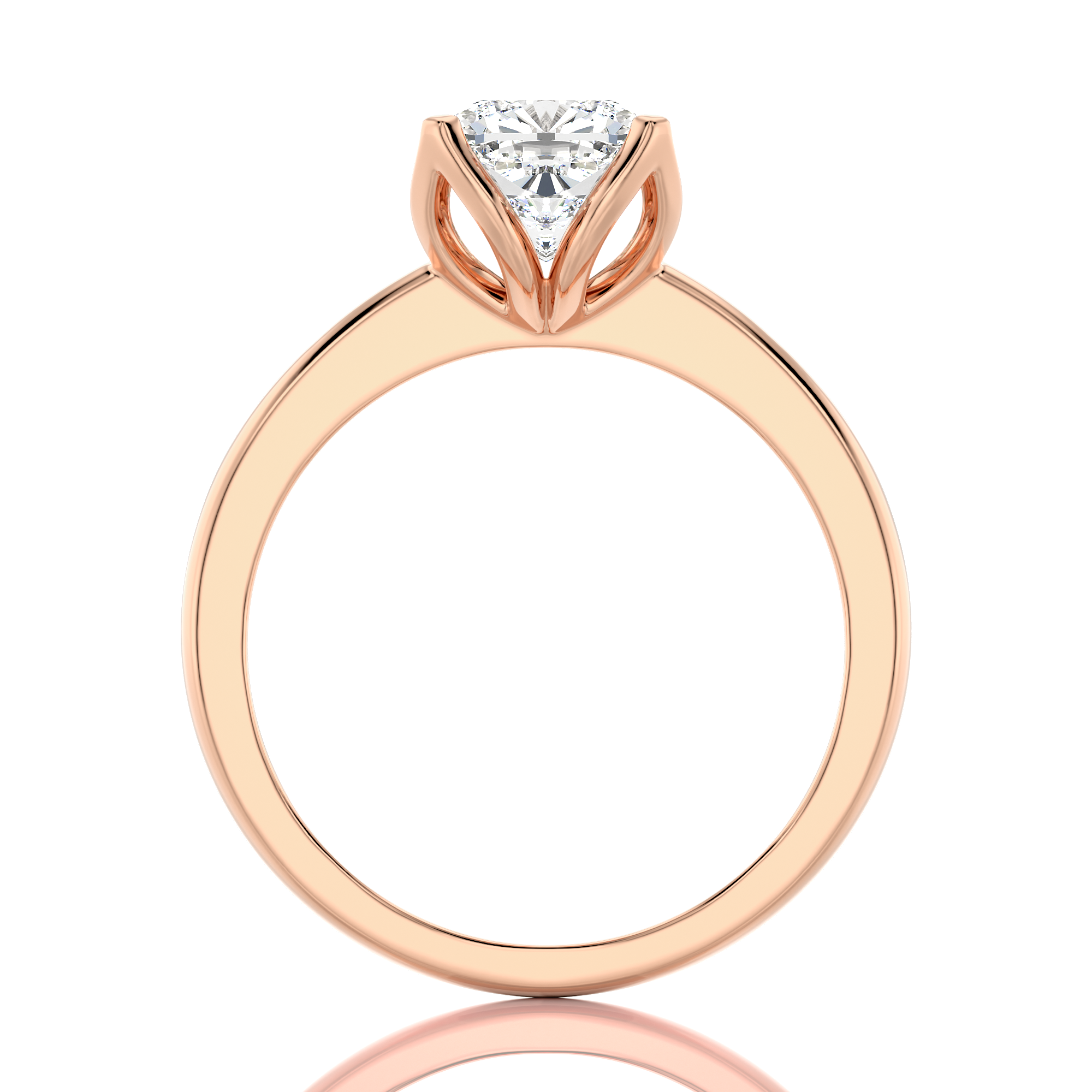 Simply Starlike Solitaire Engagement Ring