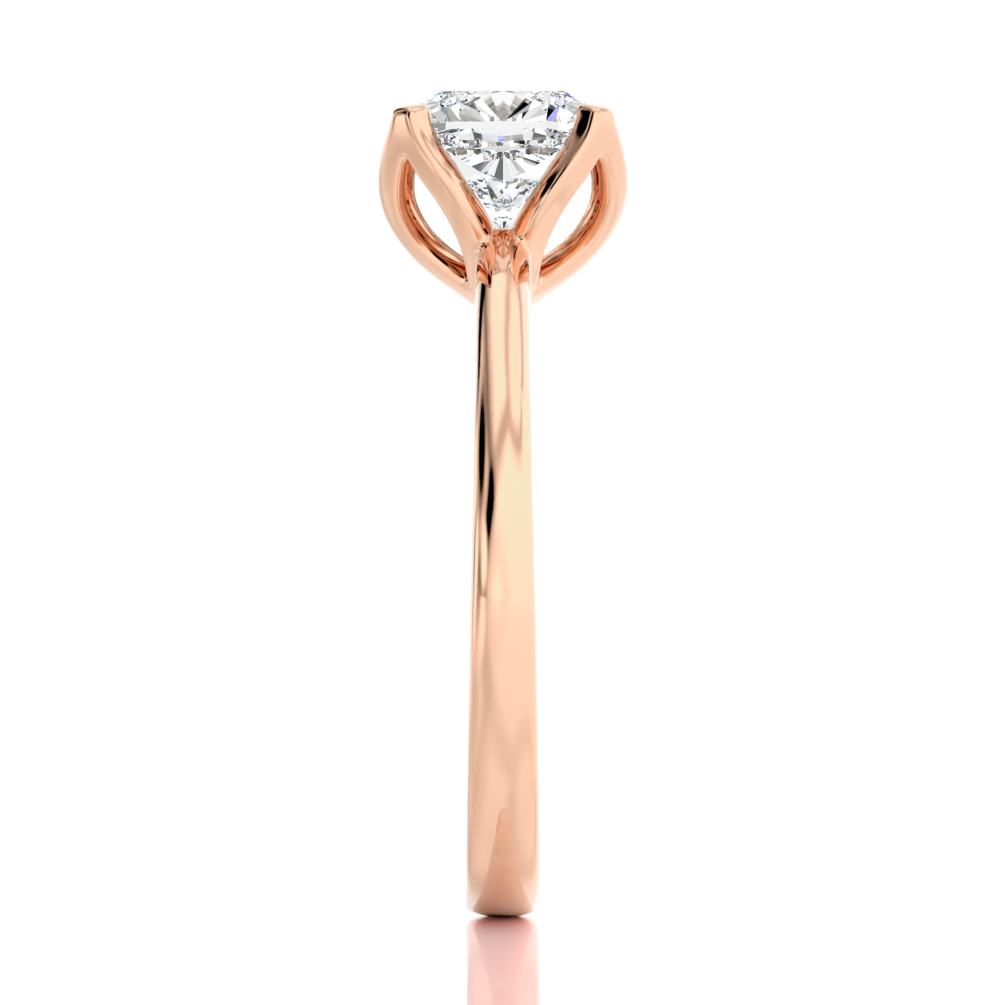 Simply Starlike Solitaire Engagement Ring