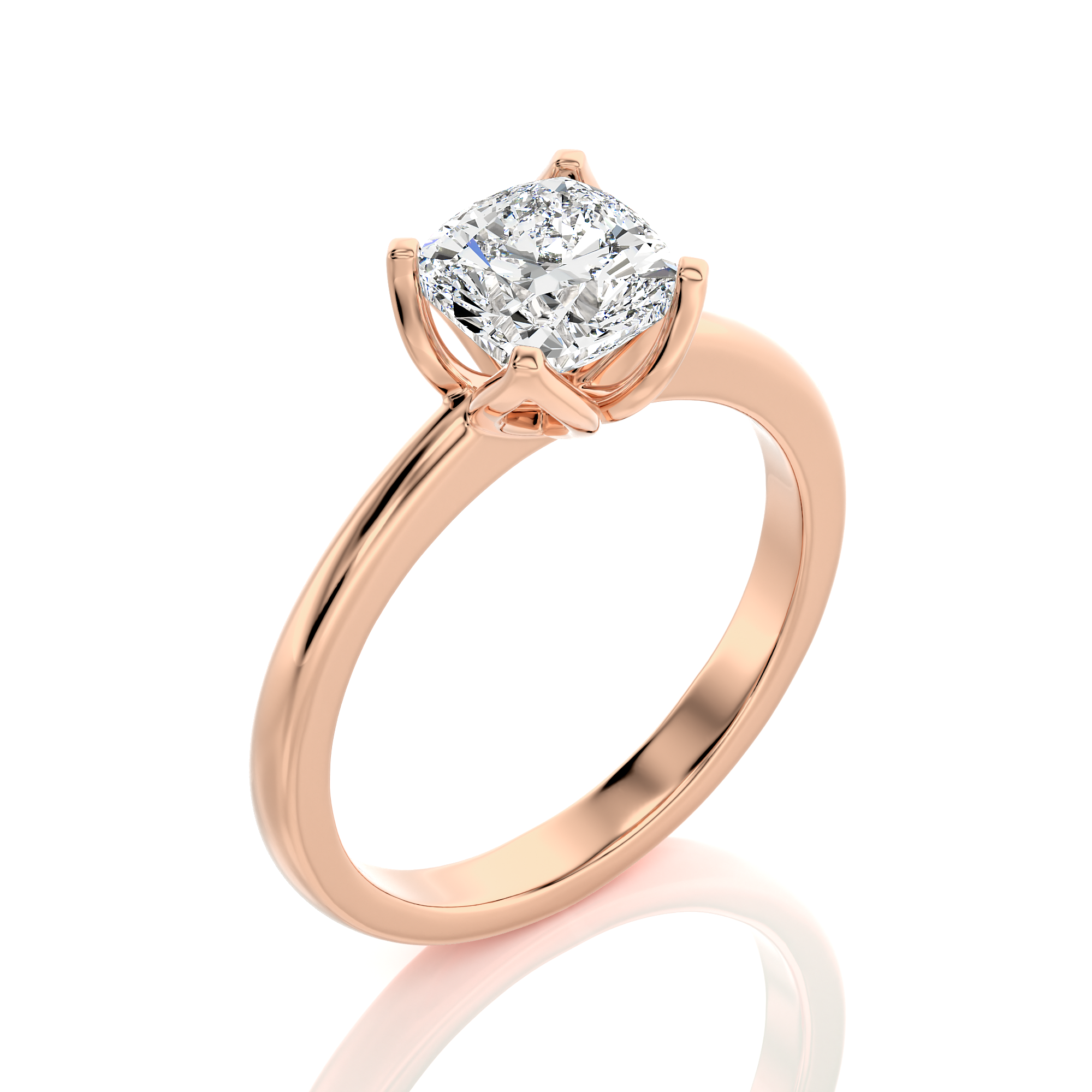 Simply Starlike Solitaire Engagement Ring