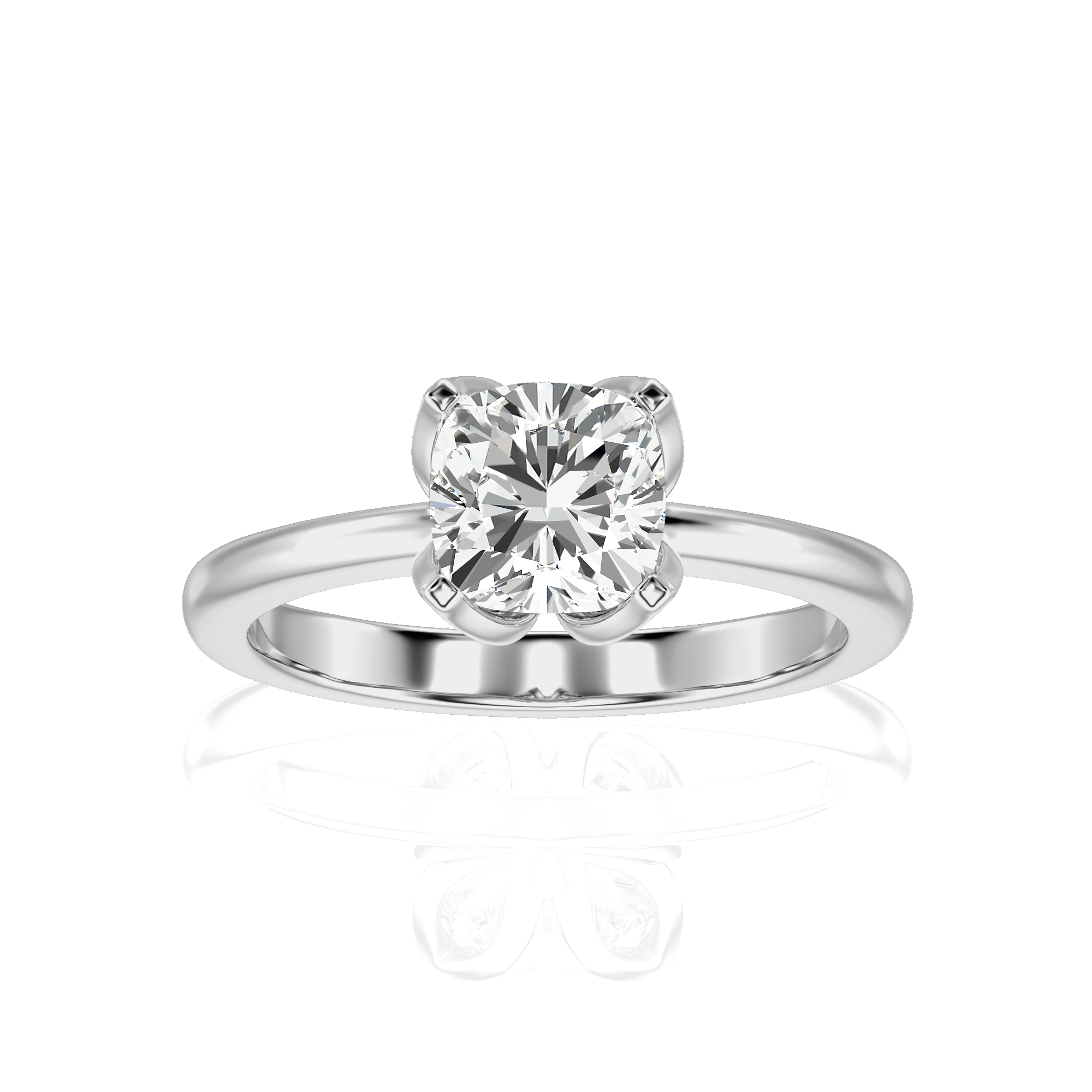 Simply Starlike Solitaire Engagement Ring