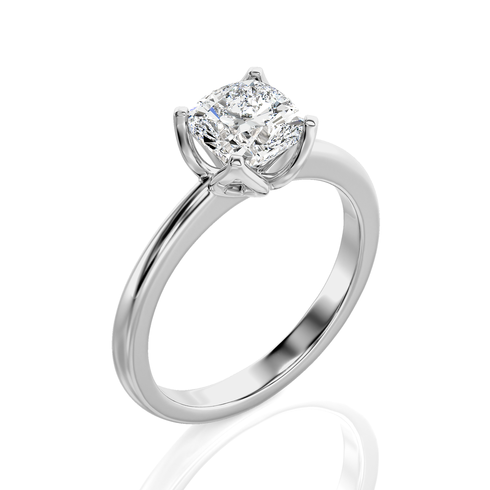 Simply Starlike Solitaire Engagement Ring