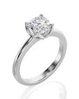Simply Starlike Solitaire Engagement Ring
