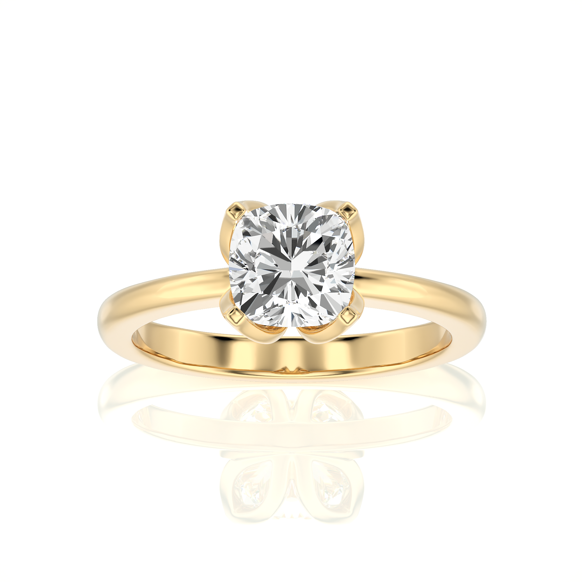 Simply Starlike Solitaire Engagement Ring