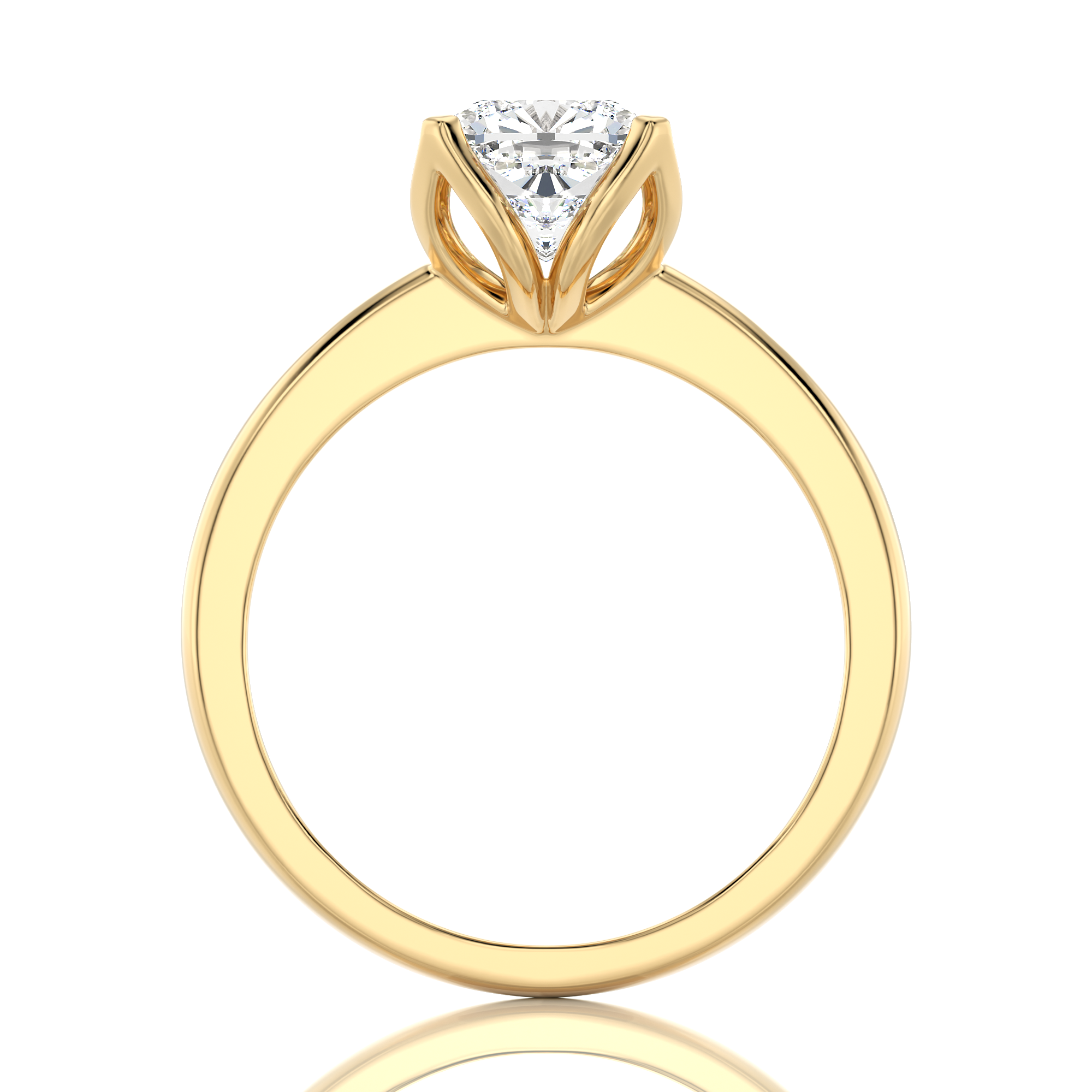 Simply Starlike Solitaire Engagement Ring
