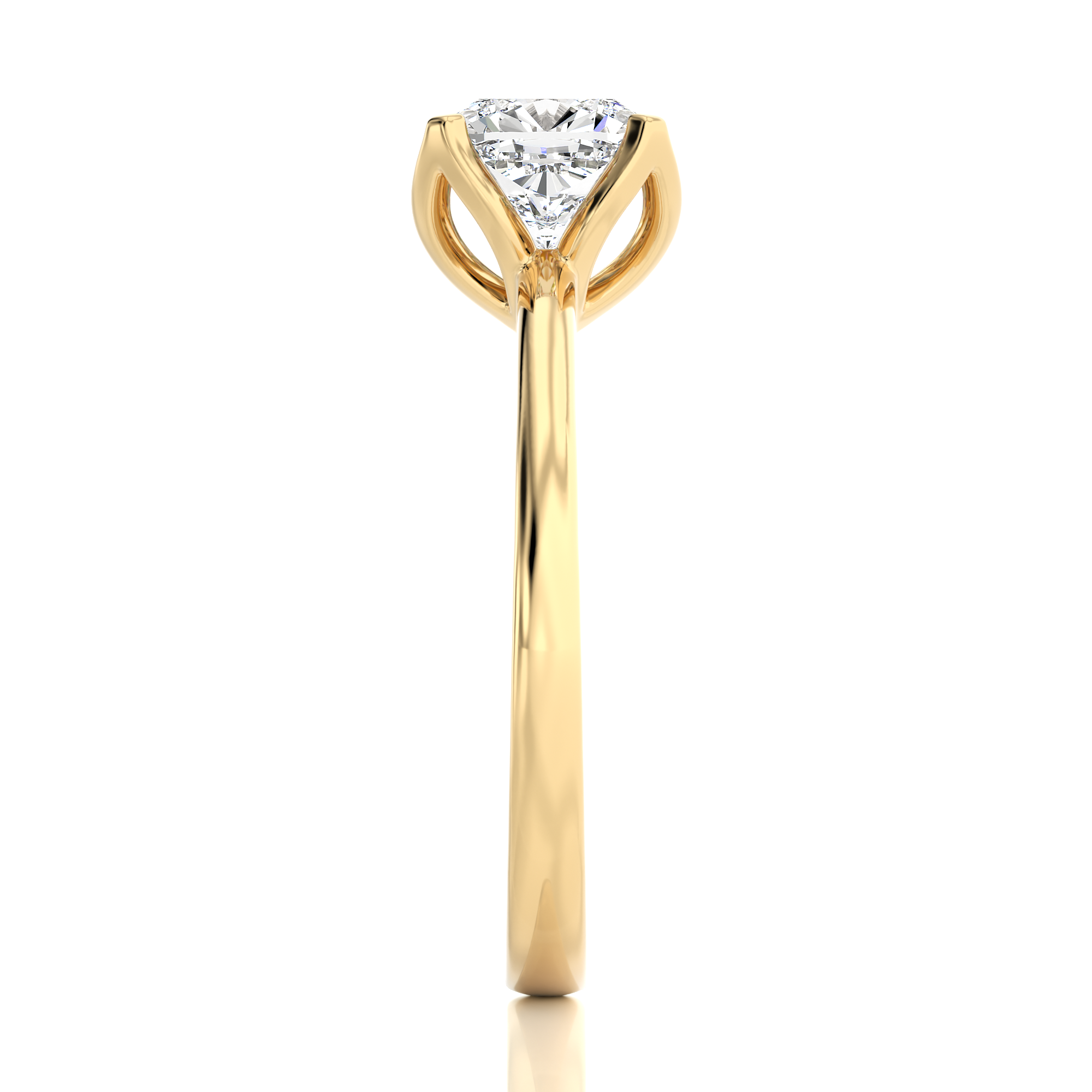 Simply Starlike Solitaire Engagement Ring