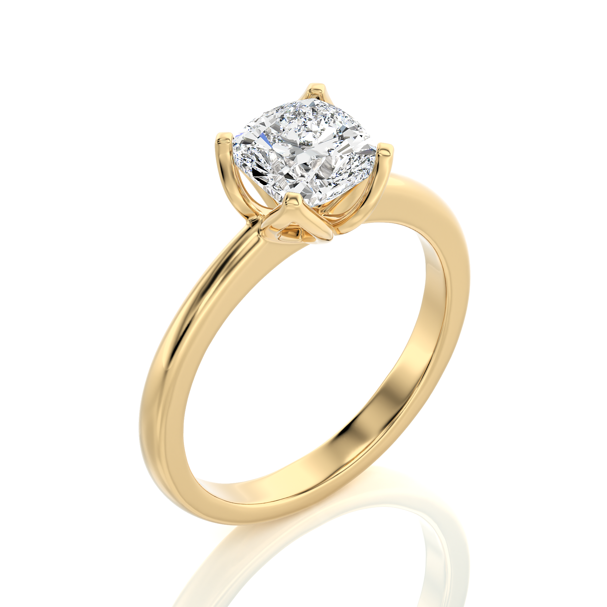 Simply Starlike Solitaire Engagement Ring