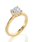 Simply Starlike Solitaire Engagement Ring