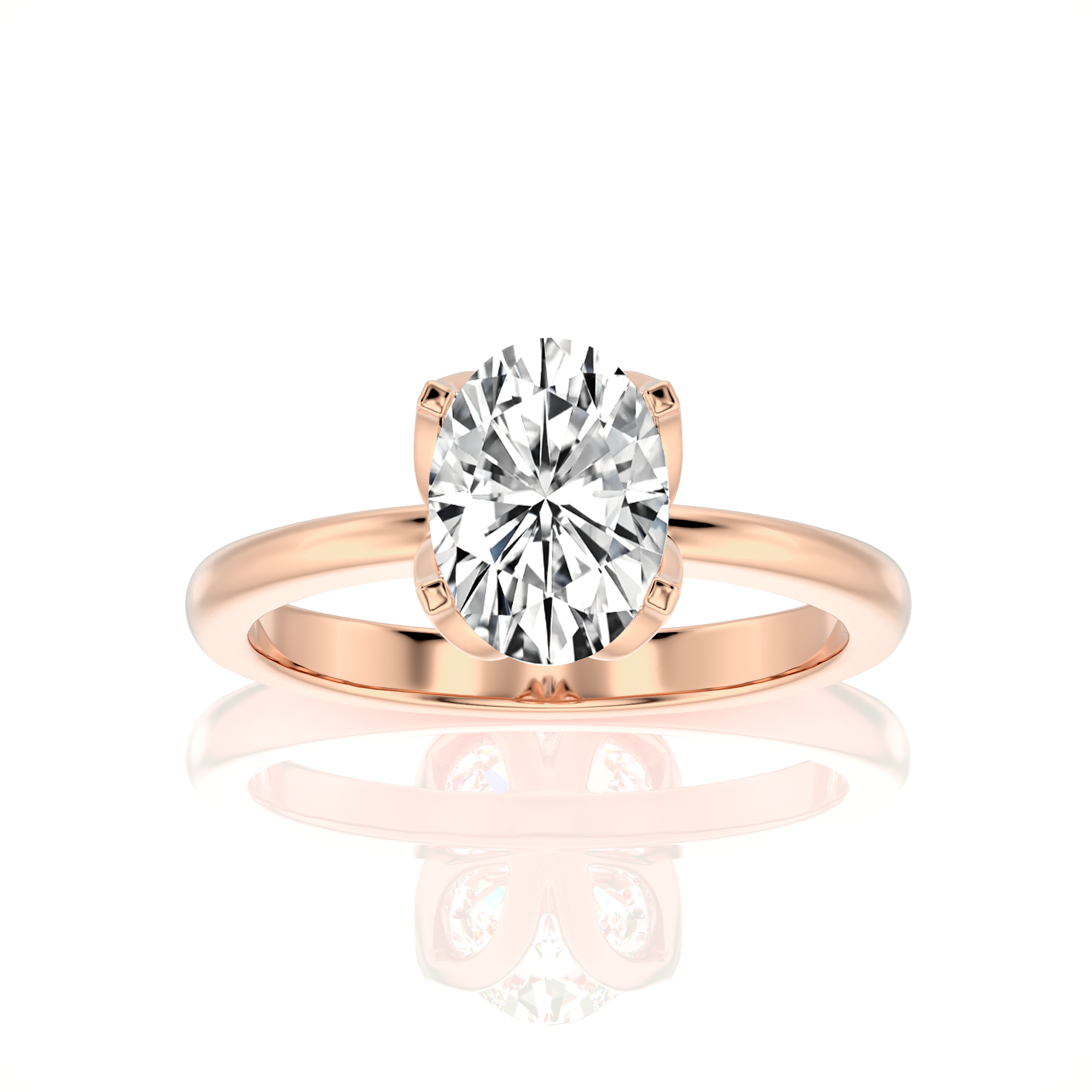 Simply Starlike Solitaire Engagement Ring