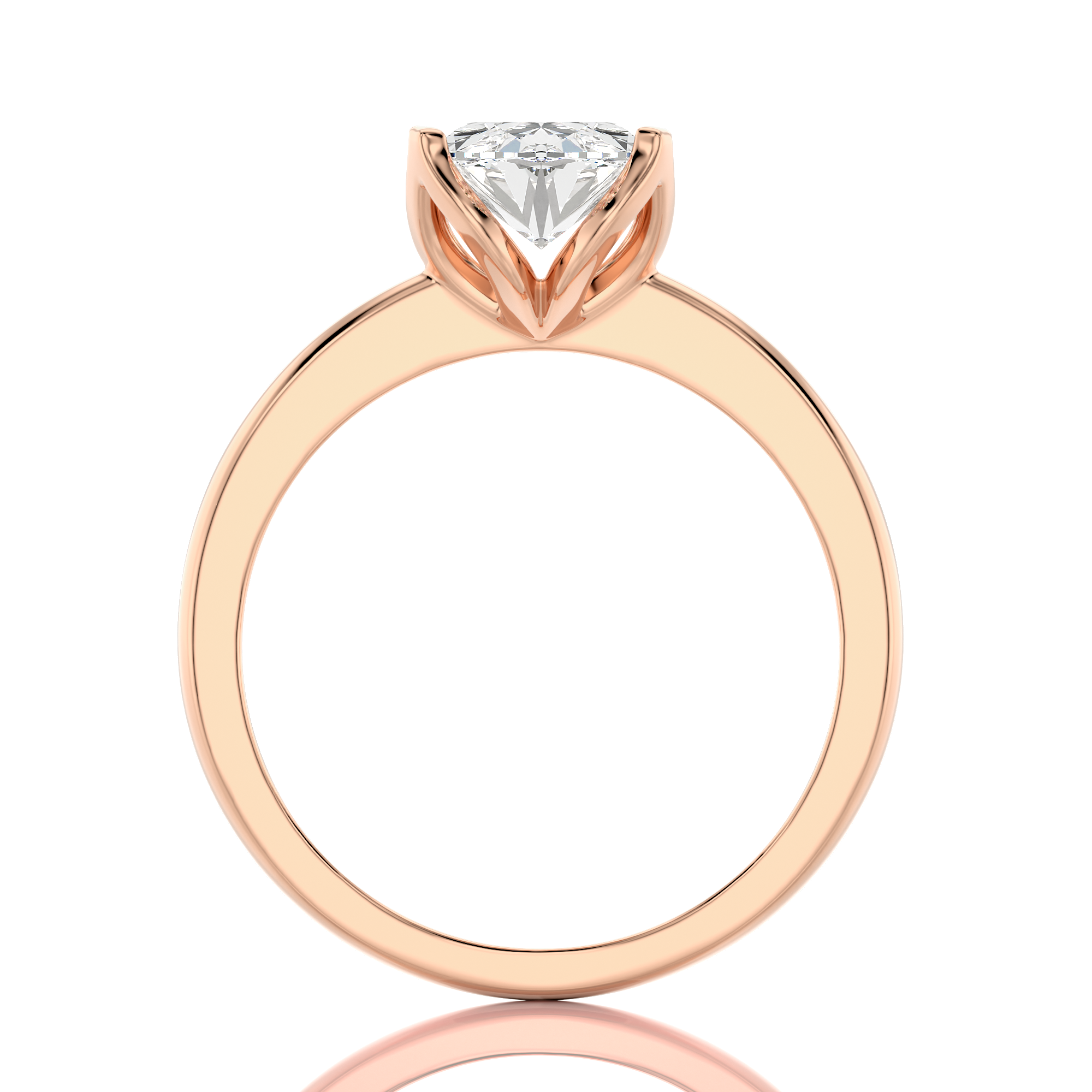 Simply Starlike Solitaire Engagement Ring