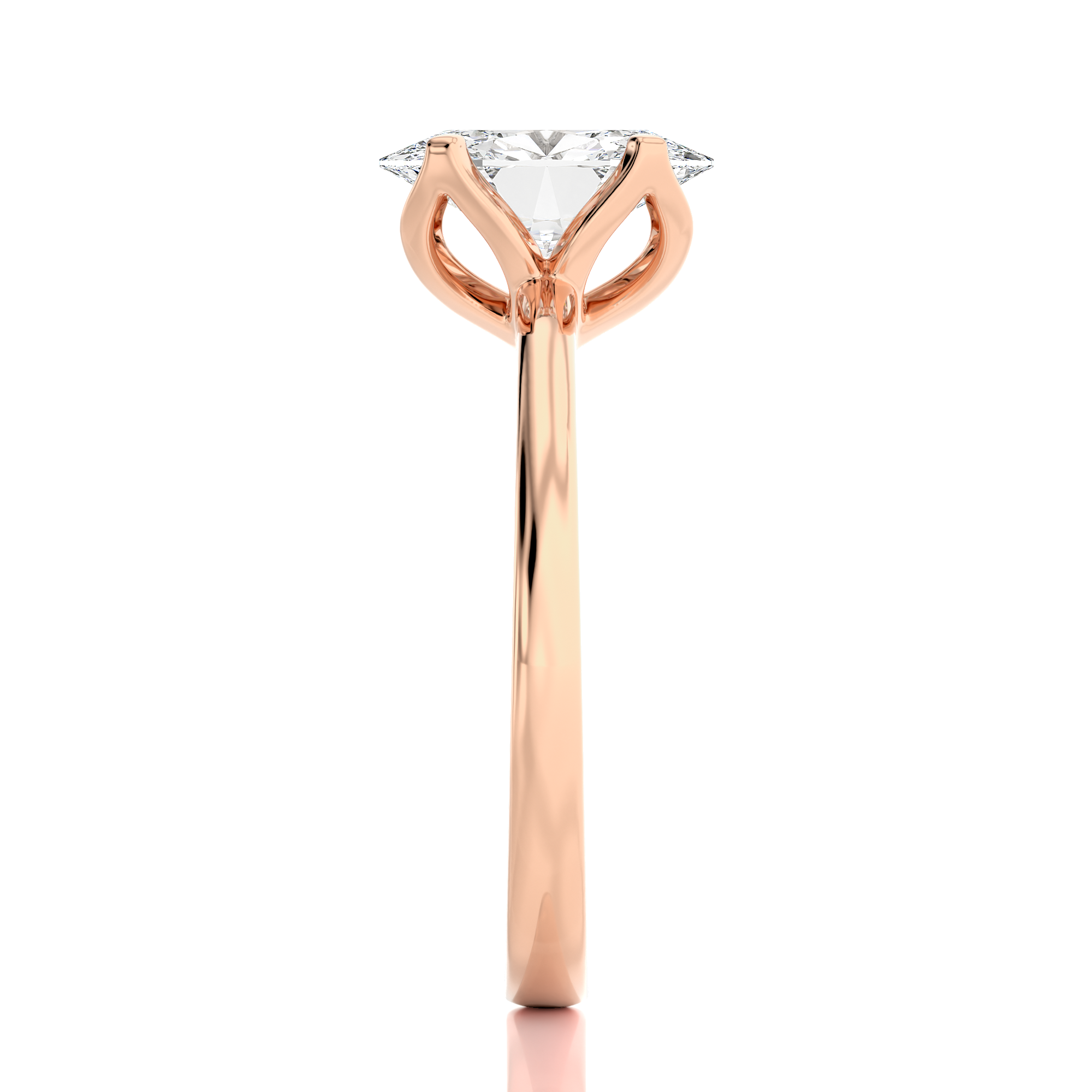 Simply Starlike Solitaire Engagement Ring