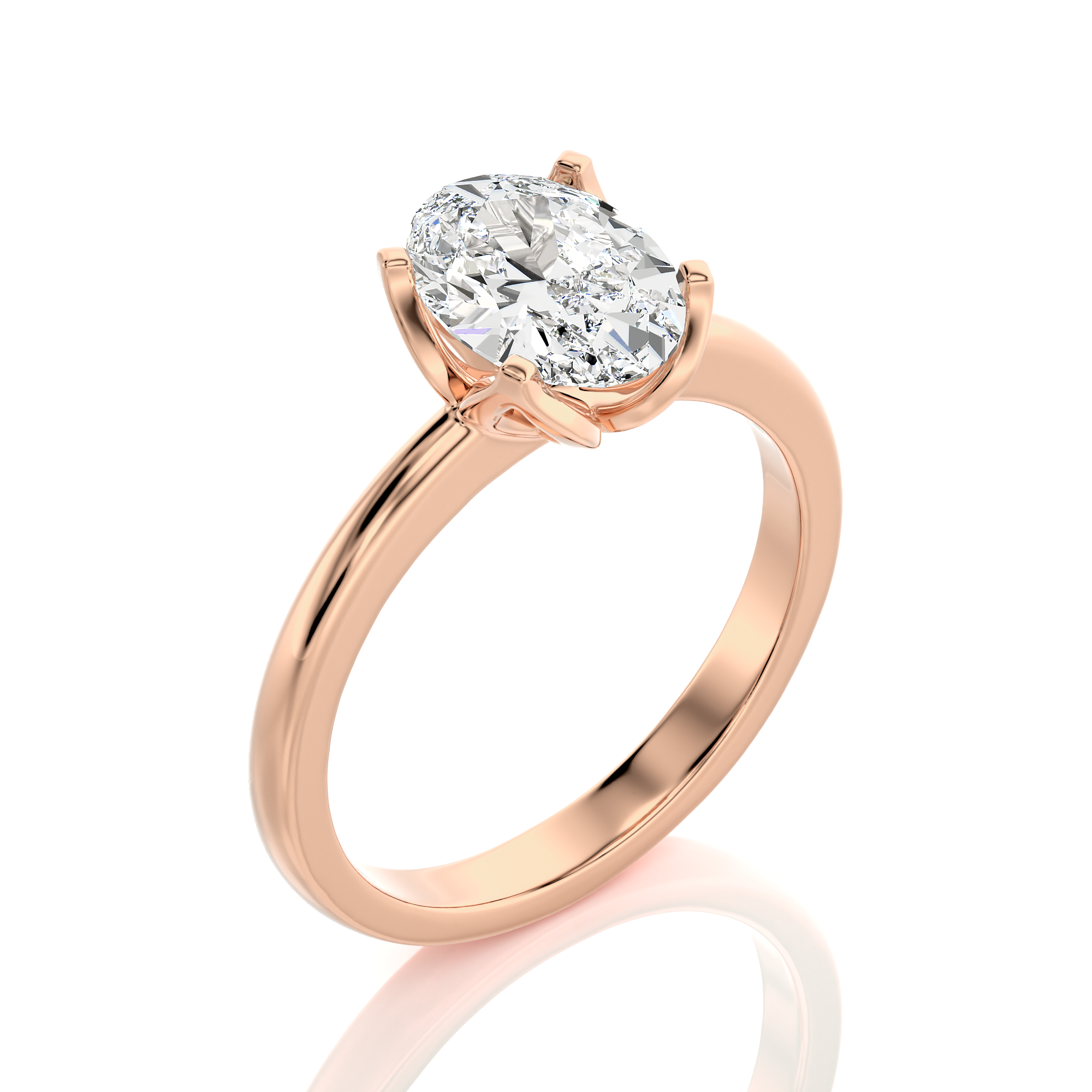 Simply Starlike Solitaire Engagement Ring