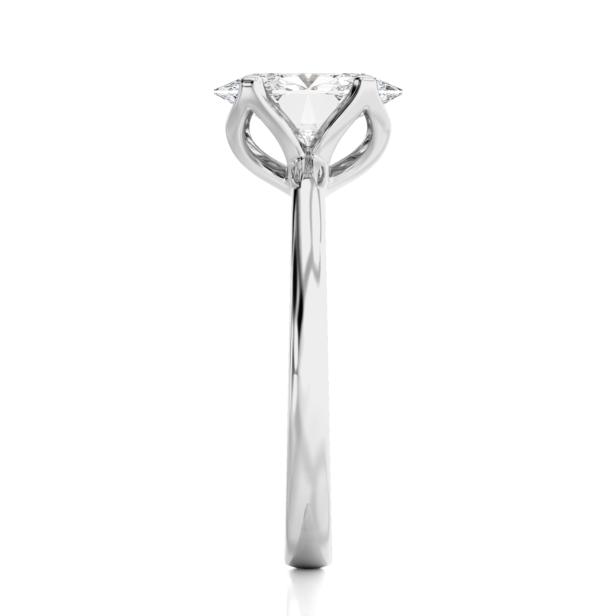 Simply Starlike Solitaire Engagement Ring