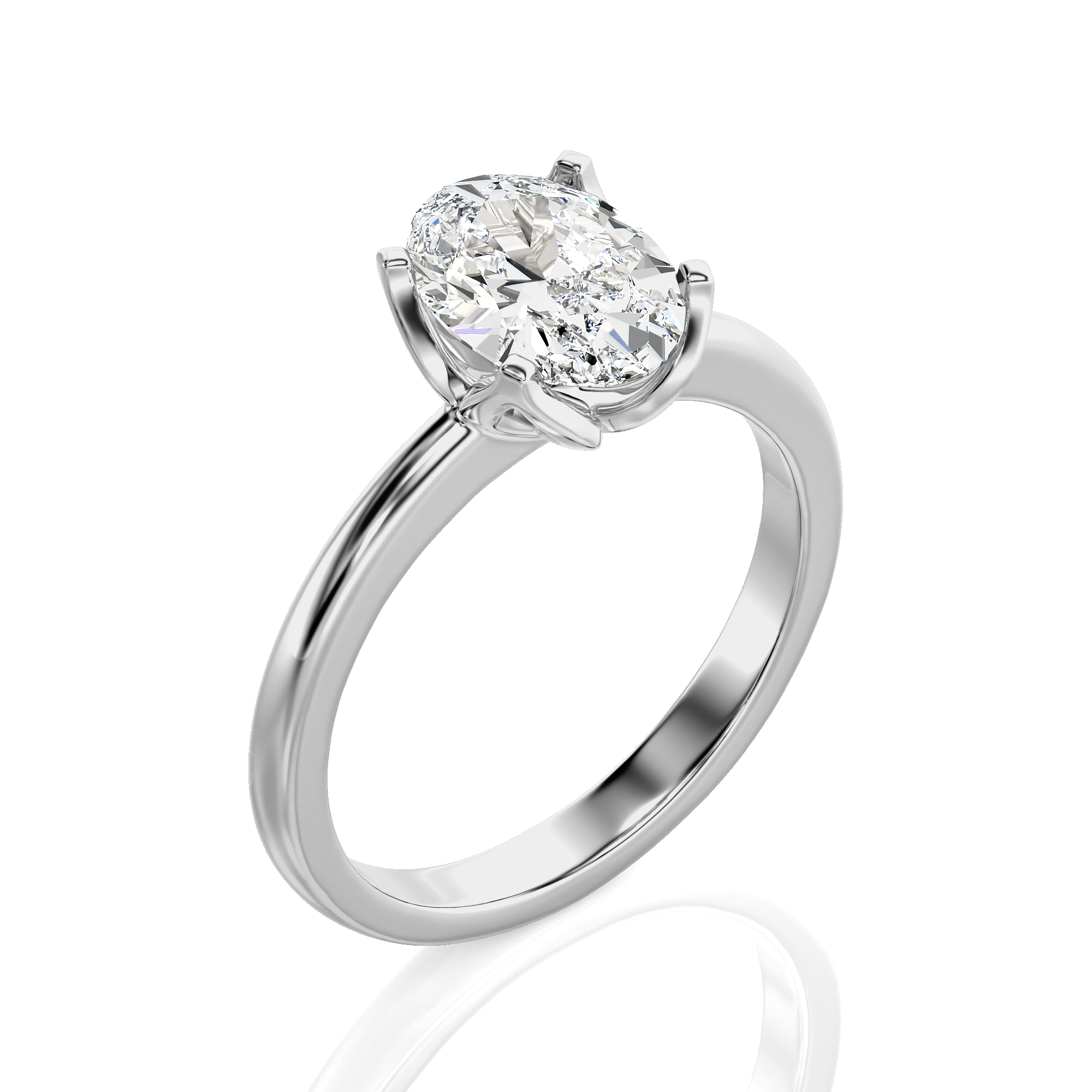 Simply Starlike Solitaire Engagement Ring