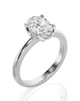 Simply Starlike Solitaire Engagement Ring