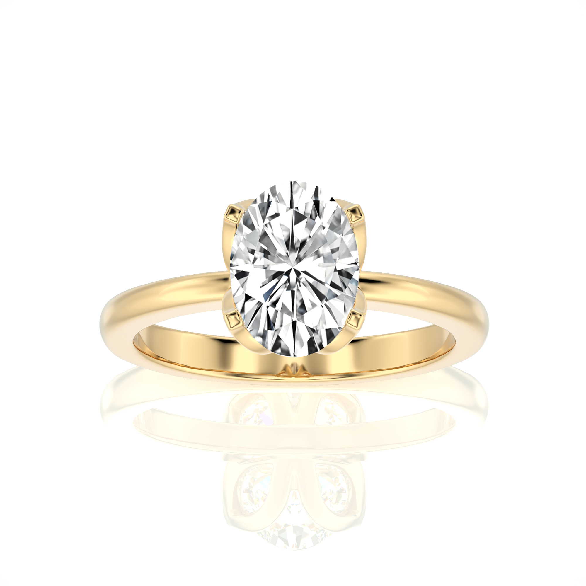 Simply Starlike Solitaire Engagement Ring