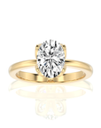 Simply Starlike Solitaire Engagement Ring