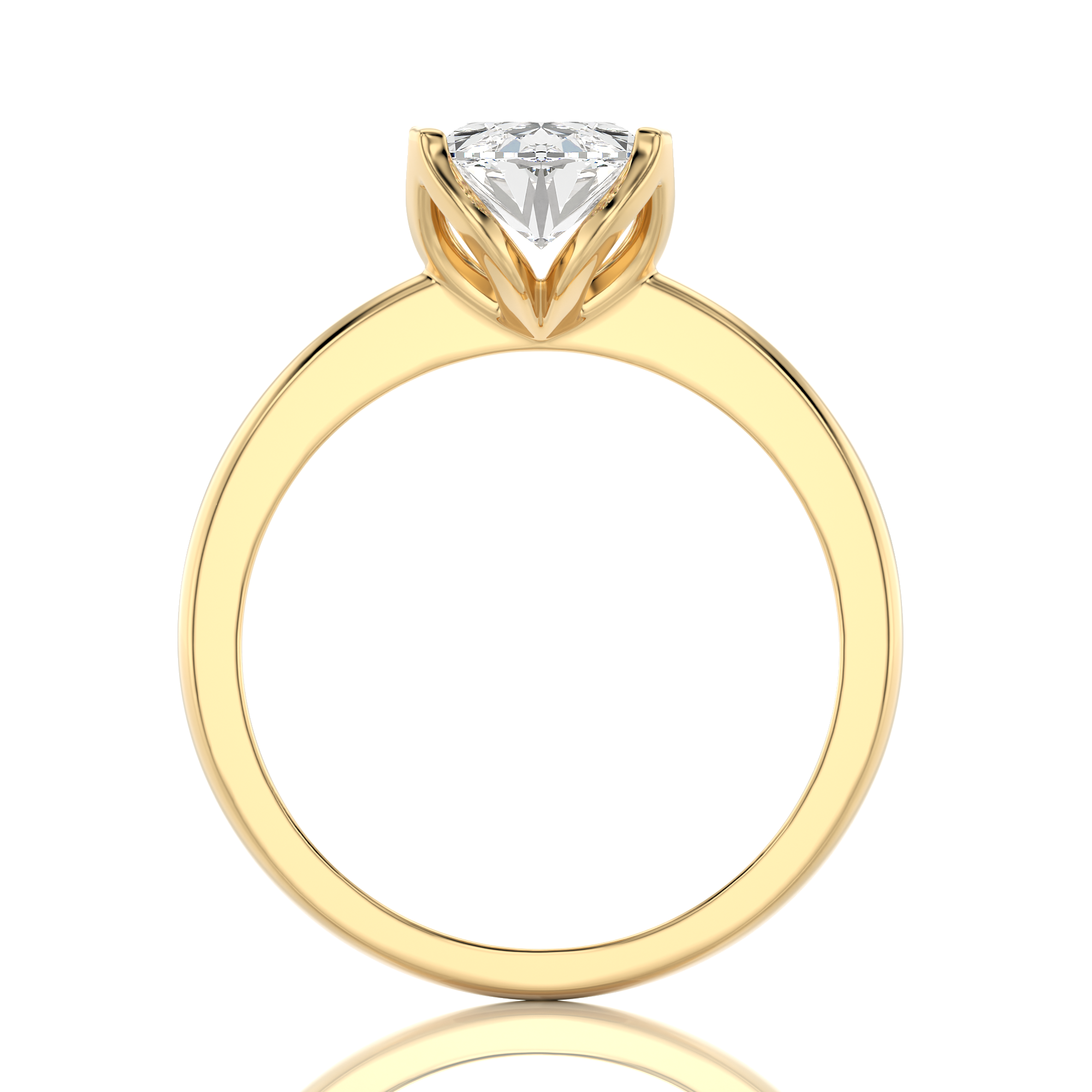 Simply Starlike Solitaire Engagement Ring