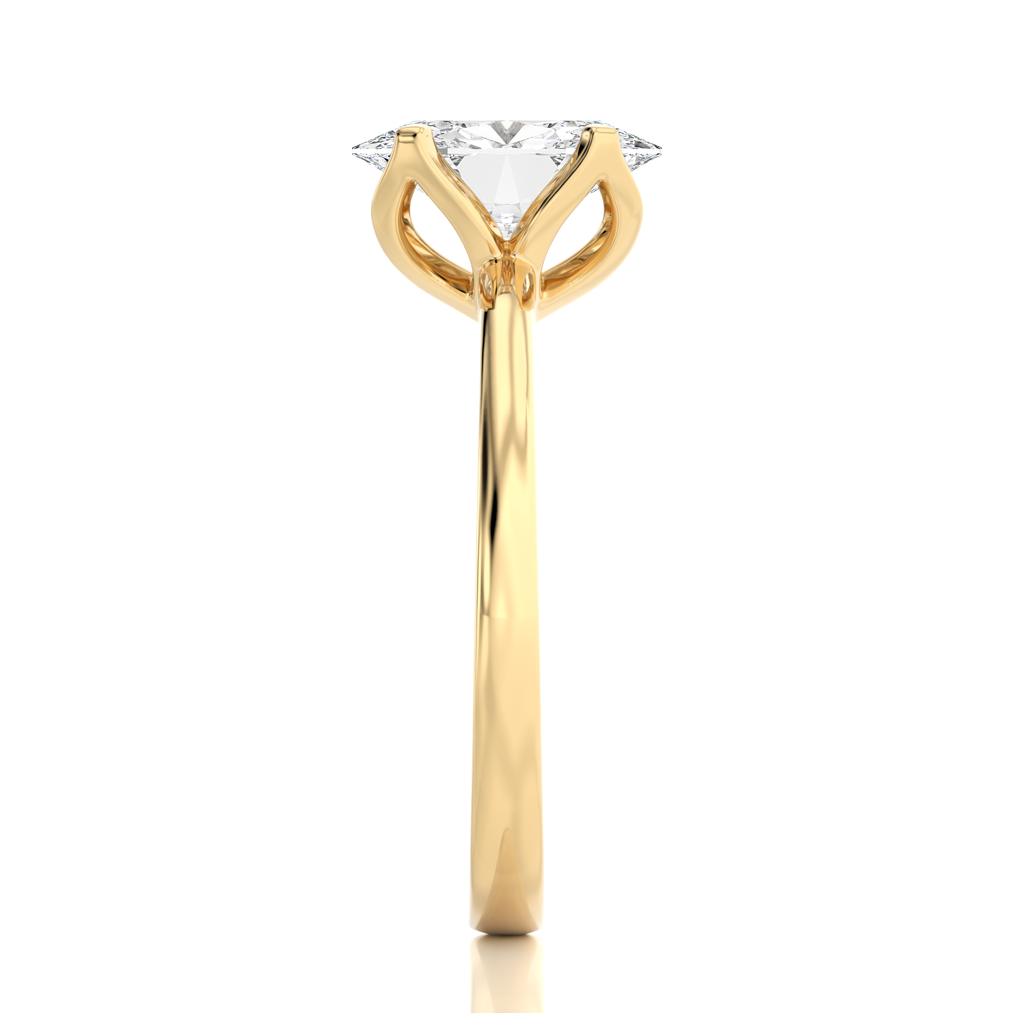 Simply Starlike Solitaire Engagement Ring