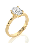 Simply Starlike Solitaire Engagement Ring