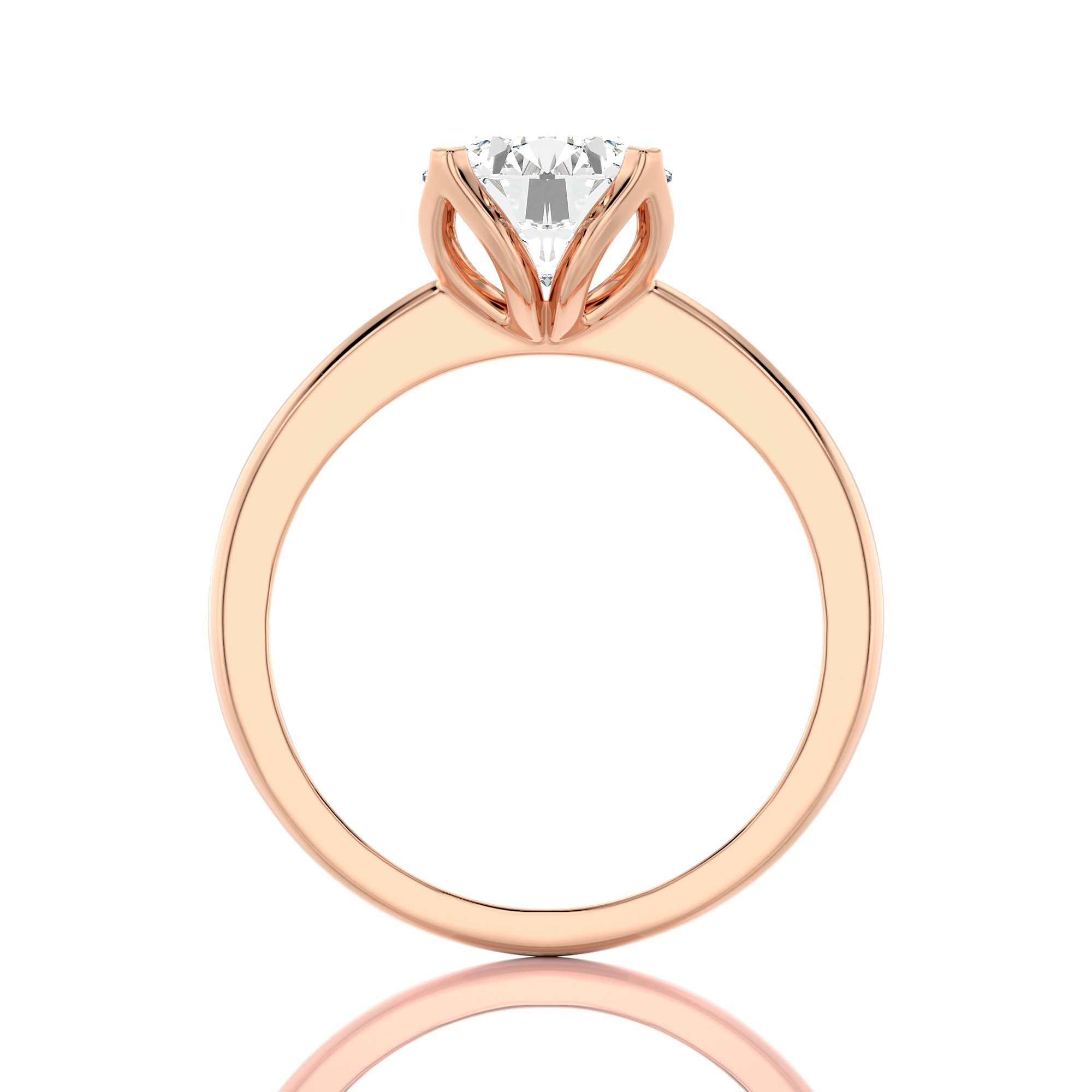 Simply Starlike Solitaire Engagement Ring