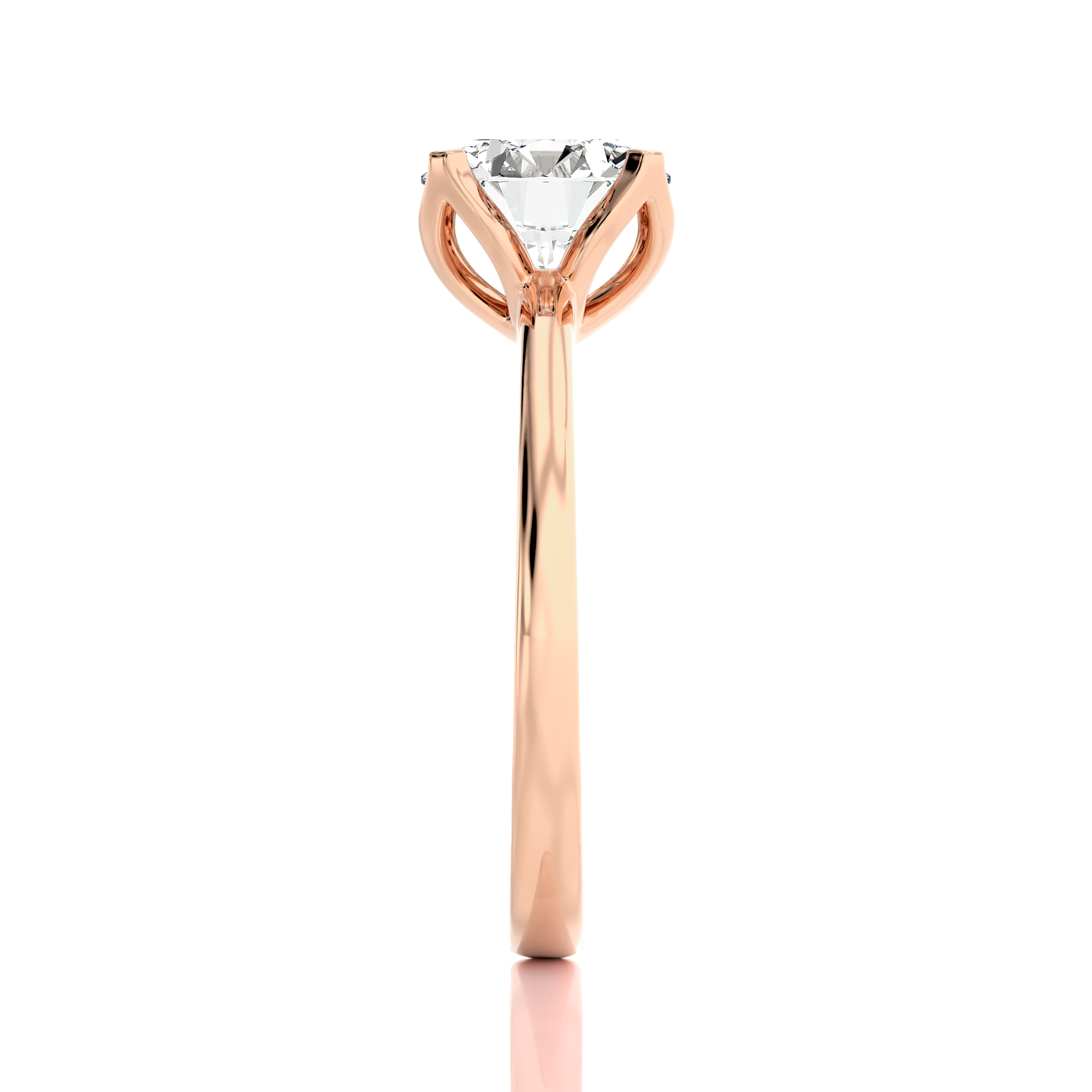 Simply Starlike Solitaire Engagement Ring