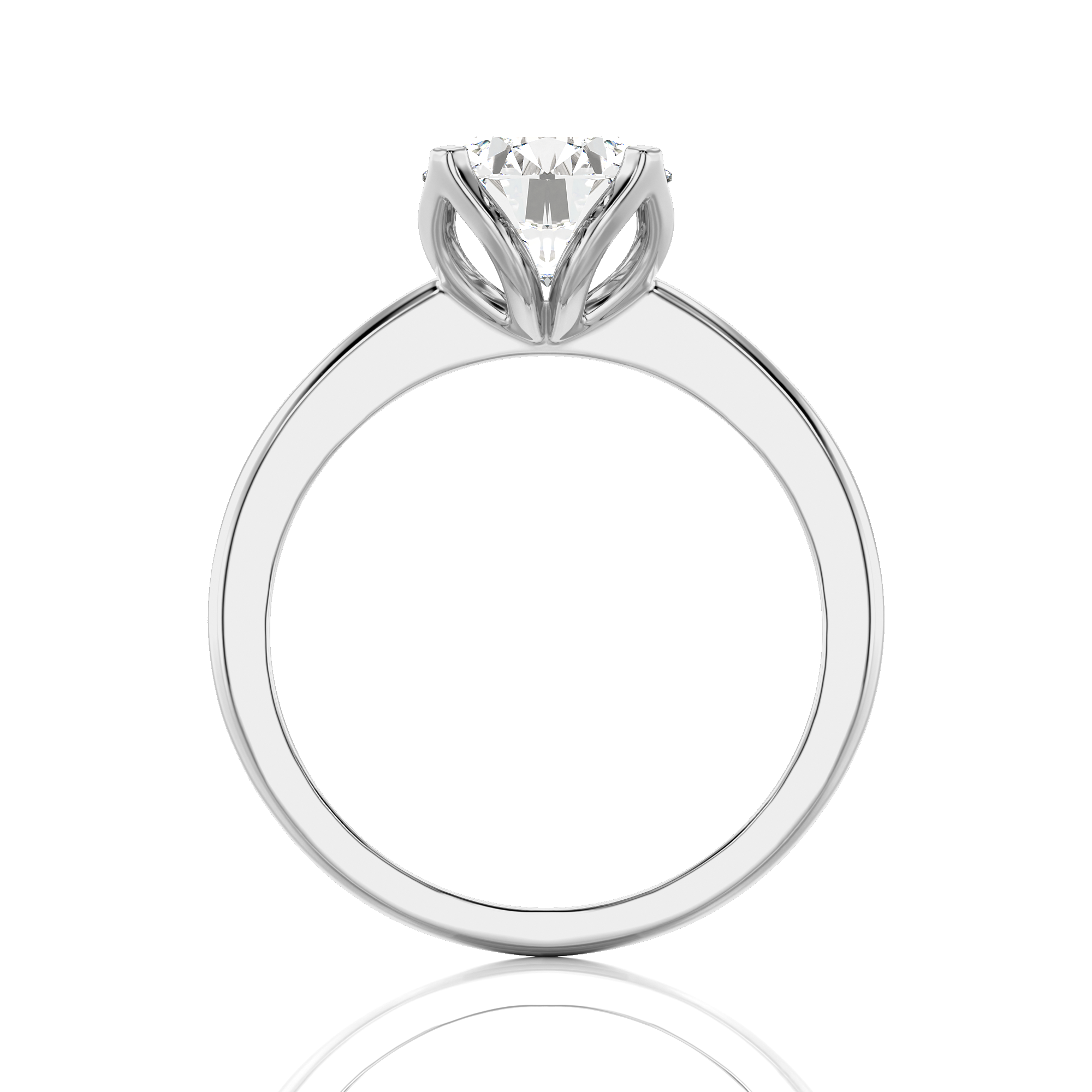 Simply Starlike Solitaire Engagement Ring