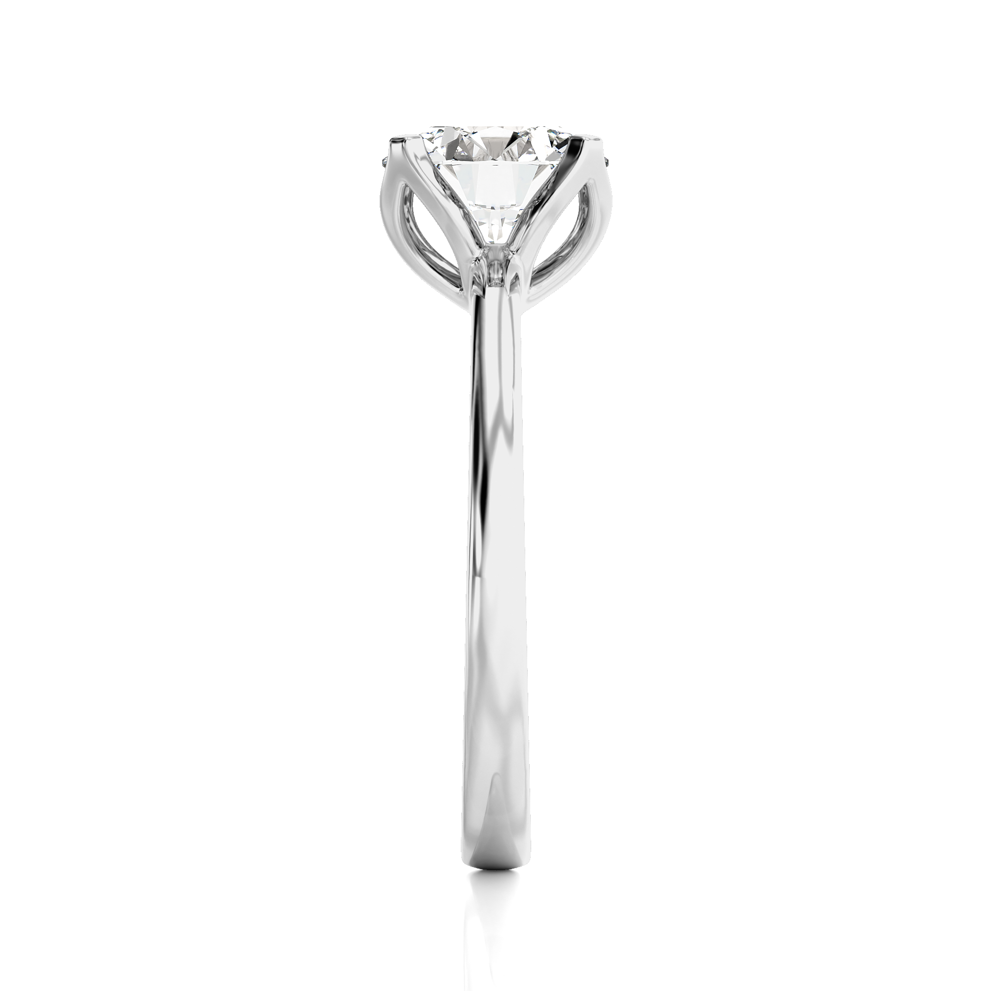 Simply Starlike Solitaire Engagement Ring