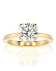 Simply Starlike Solitaire Engagement Ring