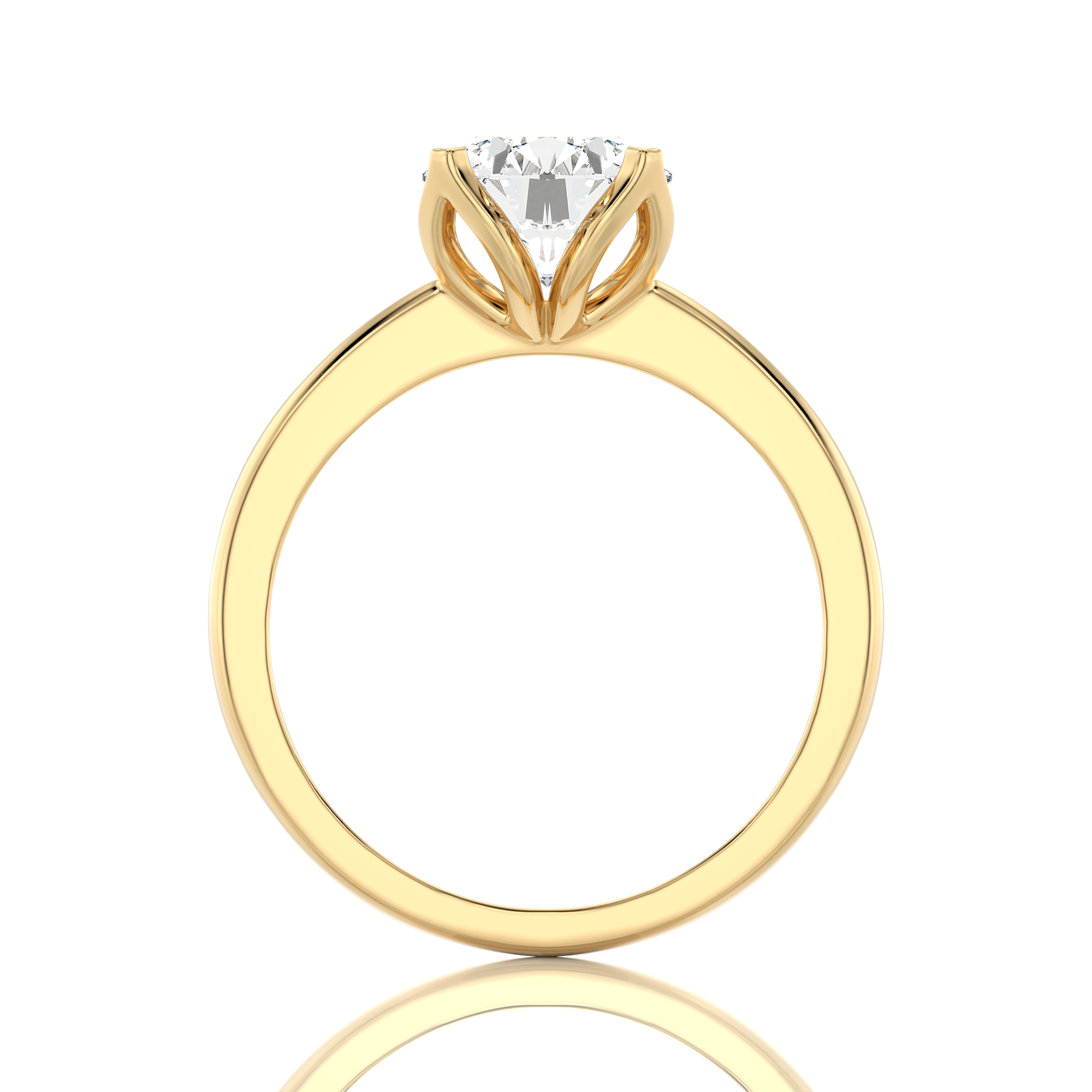 Simply Starlike Solitaire Engagement Ring