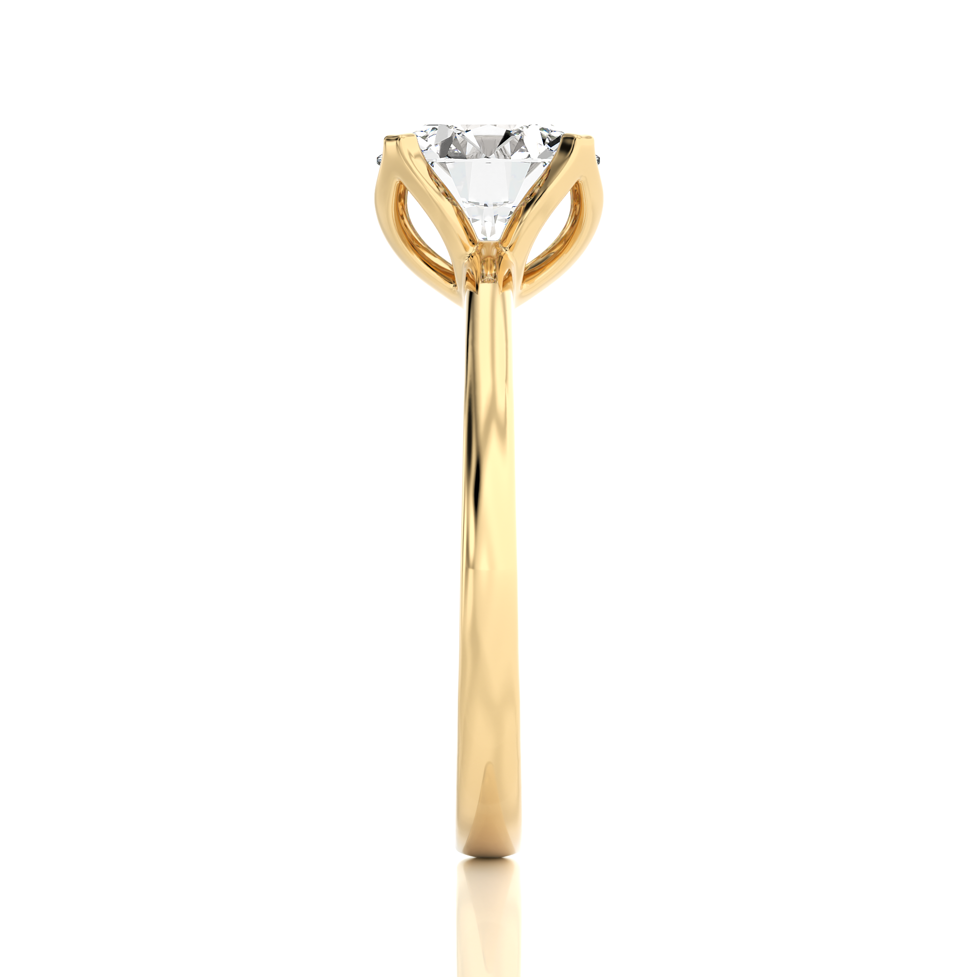 Simply Starlike Solitaire Engagement Ring