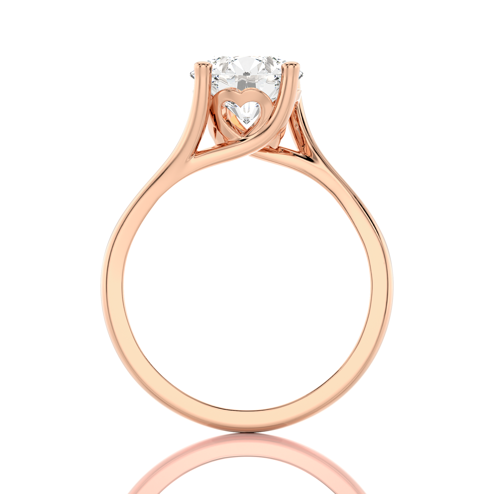 Eternal Embrace Crossover Engagement Ring