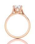 Eternal Embrace Crossover Engagement Ring